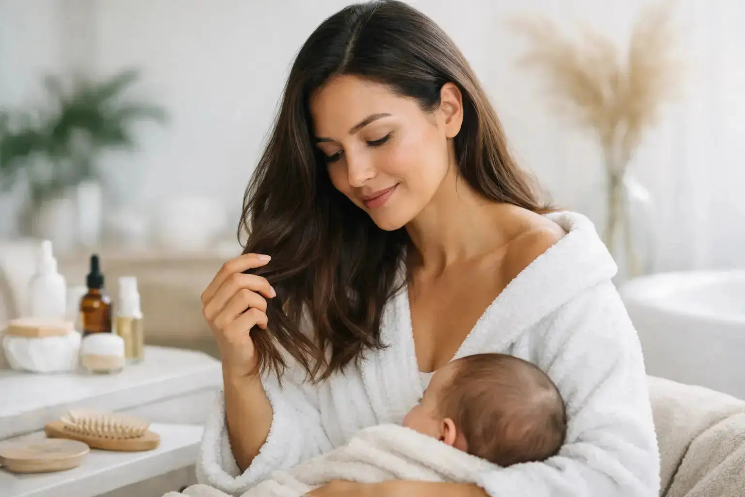 Postpartum Hair Recovery Routine Example