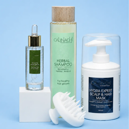 Professional Metabolic Nutrient Therapy | Anti-Hair Loss &amp; Follicle Performance | For Dry to Normal Hair HairCare Sets CALINACHI Cosmetics
