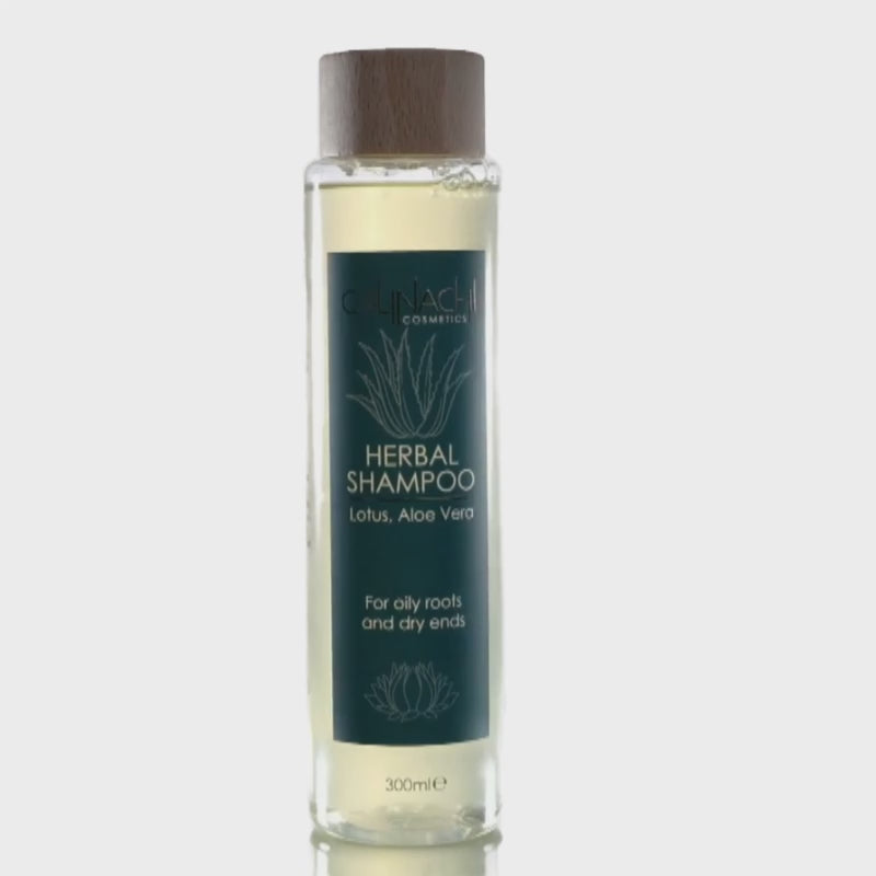 Profesionální šampon na mastnou pokožku hlavy a suché konečky | Bylinný a bez sulfátů | 300 ml
